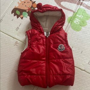 Red Kids Puffer Vest